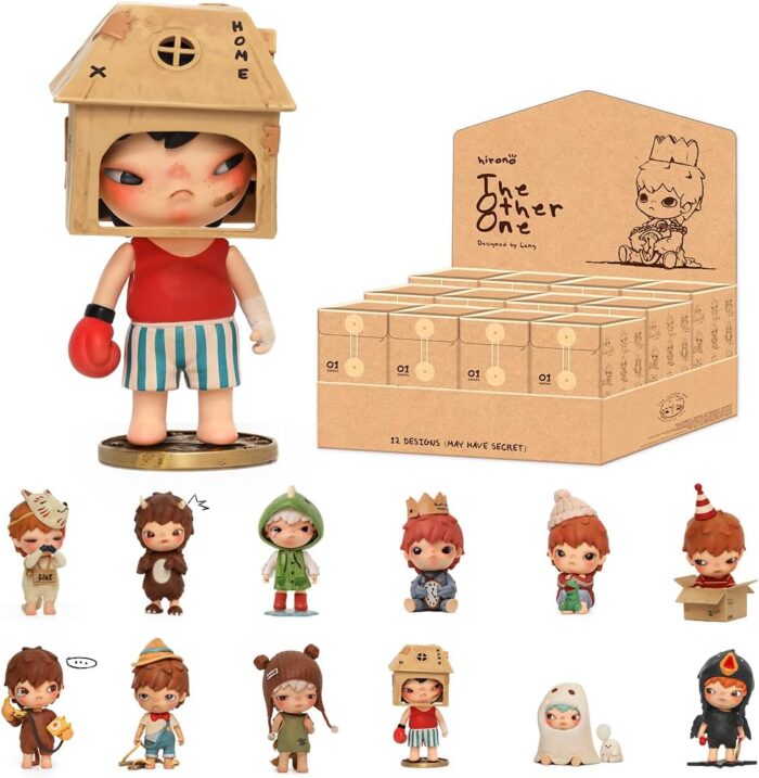 Hirono The Other One Blind Box Figures, Random Design Box Toys for Modern Home Decor, Collectible Toy Set for Desk Accessories, 12PC