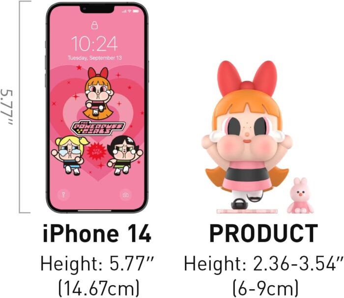 Crybaby x Powerpuff Girls Series Figures, Crybaby Blind Box Figures, Random Design Action Figures Collectible Toys Home Decorations, Holiday Birthday Gifts for Girls and Boys, Single Box - Image 3