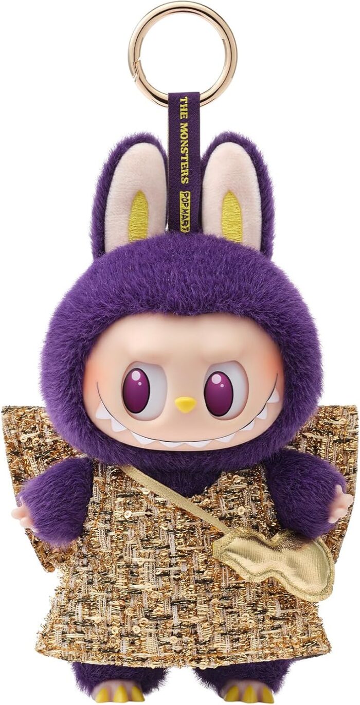 LABUBU × Pronounce - Wings of Fortune Vinyl Plush Hanging Card,Toys for Modern Home Decor, Collectible Toy Set for Desk Accessories, 1PC - Image 4